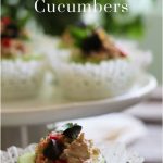 Tuna Stuffed Cucumbers
