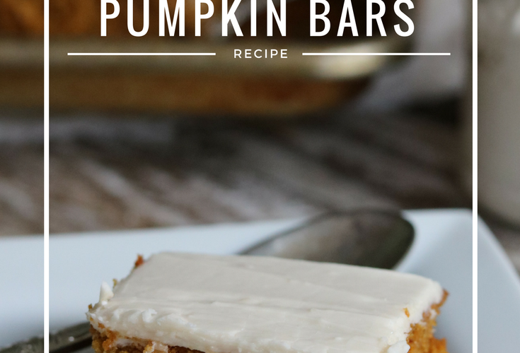 Moist Pumpkin Bar Dessert Recipe