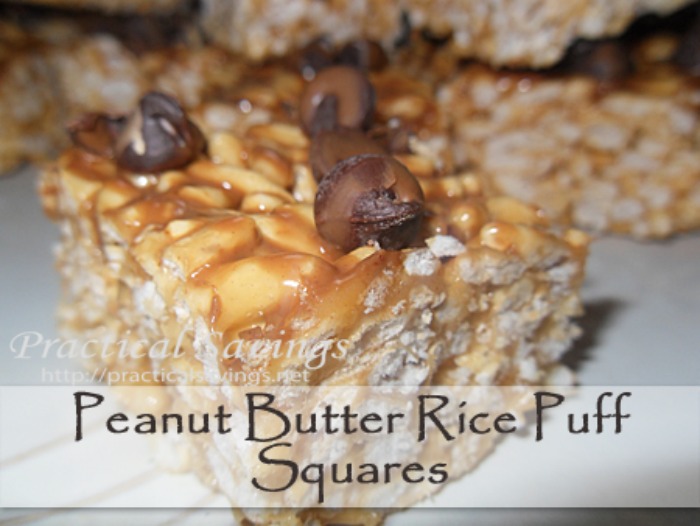 {Recipe} Peanut Butter Rice Puff Squares