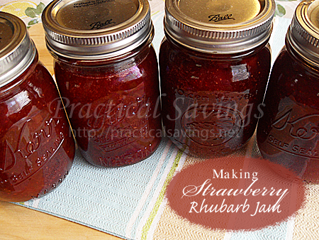 How to Can Strawberry Rhubarb Jam