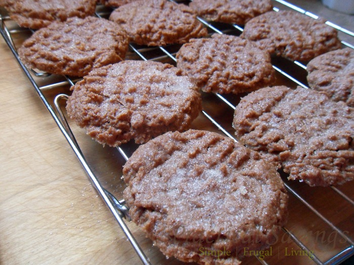 Easy peanut butter cookies that are also gluten and dairy free.