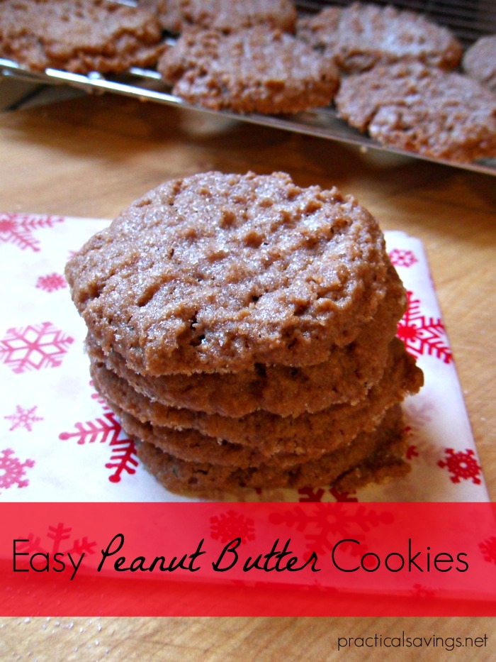 Try these easy and quick peanut butter cookies that also happen to be both dairy and gluten free.