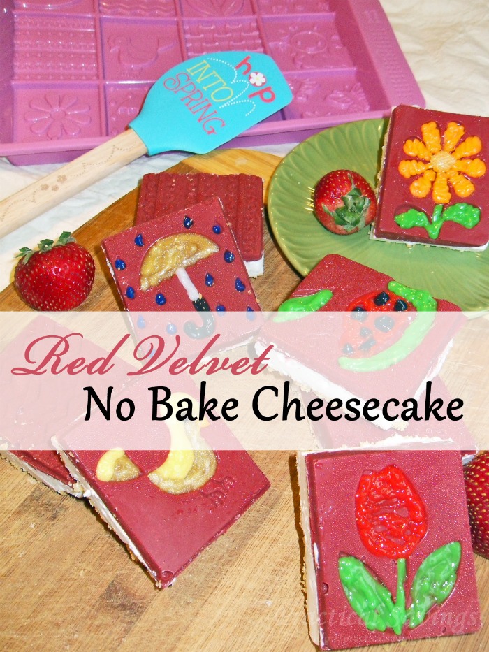 Simple, easy Red Velvet Cheesecake bars
