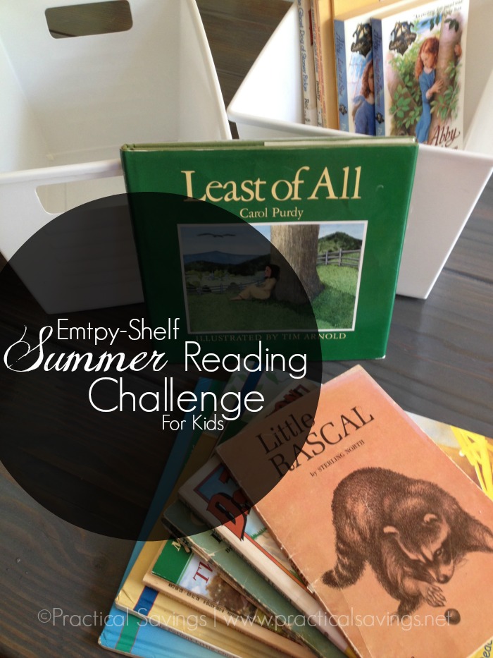 Empty Shelf Summer Reading Challenge for Kids