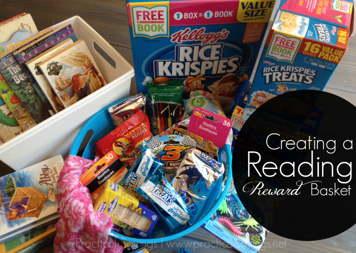 Create a Reading Reward Basket #sponsored