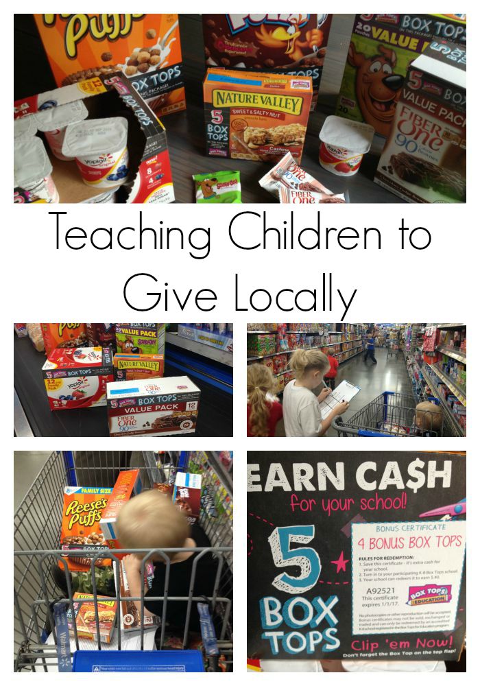 Kids, Box Tops and Education – Giving to Your Local Community